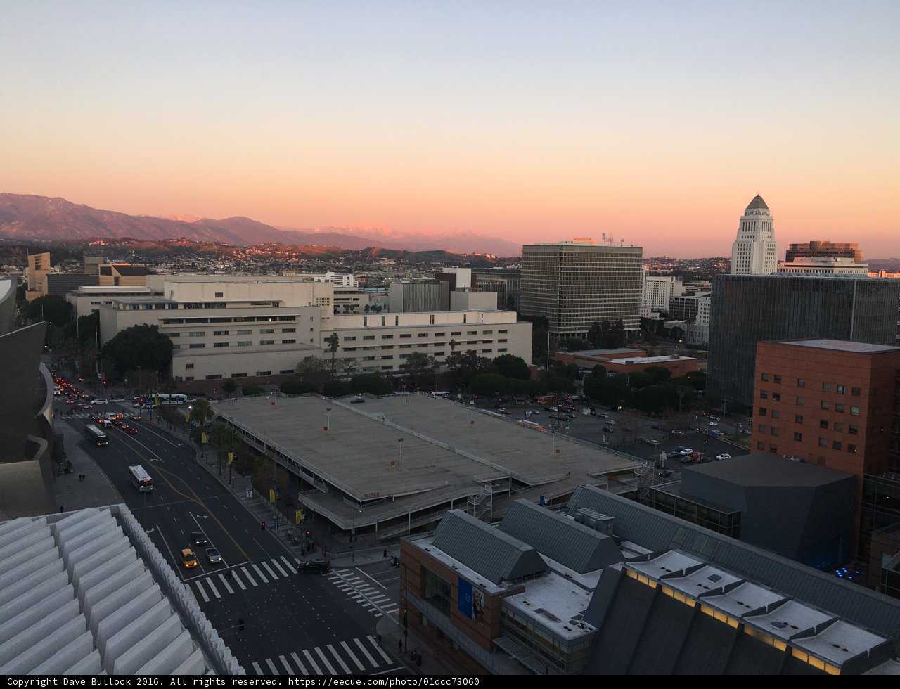 Skyscrapers and Sunset in the Metropolis