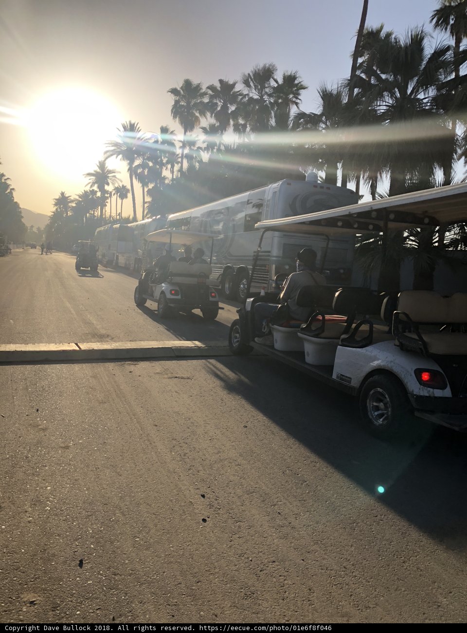 Parked Golf Cart