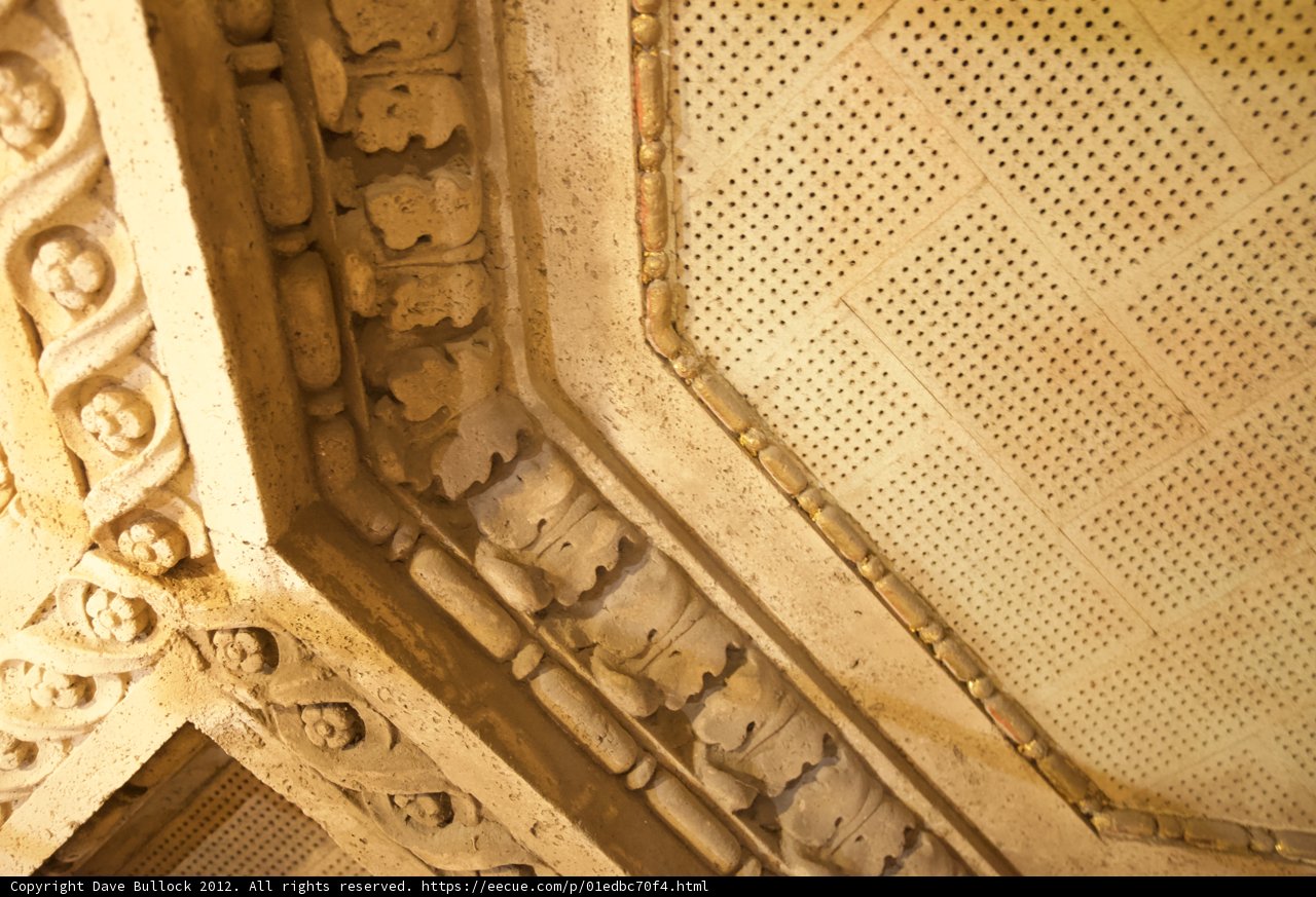 Ceiling of the Chapel of the Church of the Holy Cross
