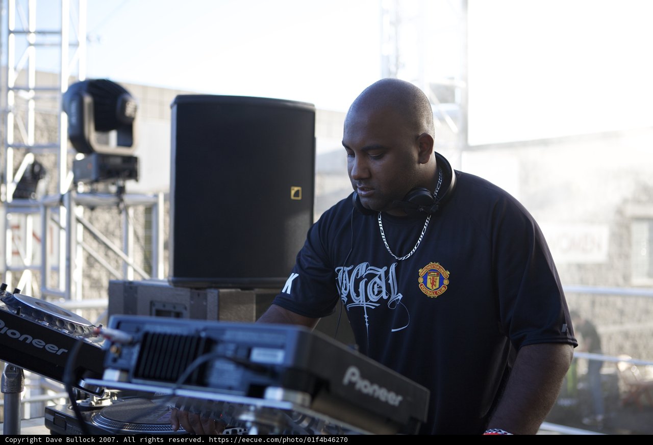 The Deejay in Black