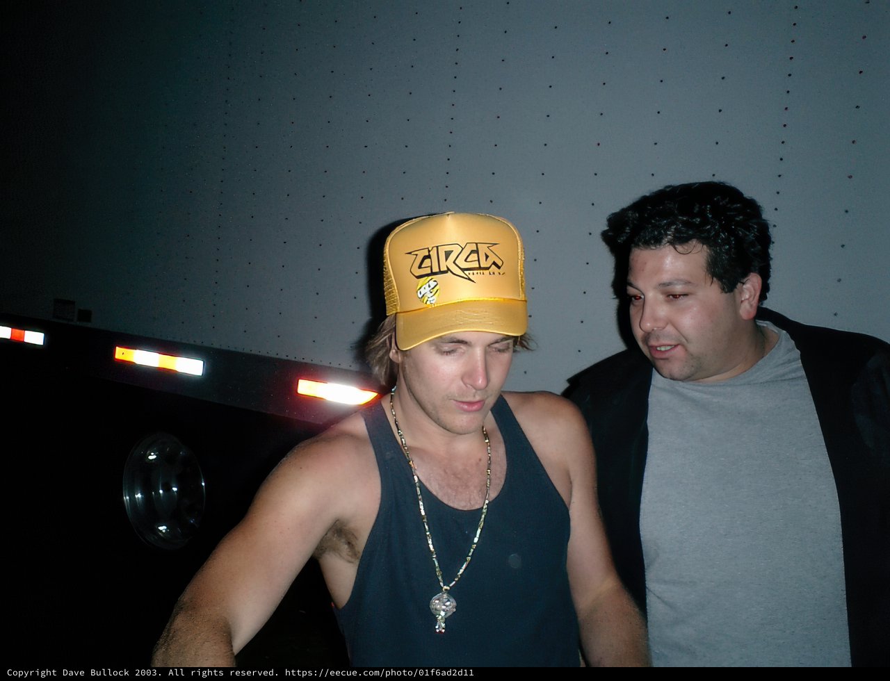 Chad Muska and Chad M at Coachella 2003
