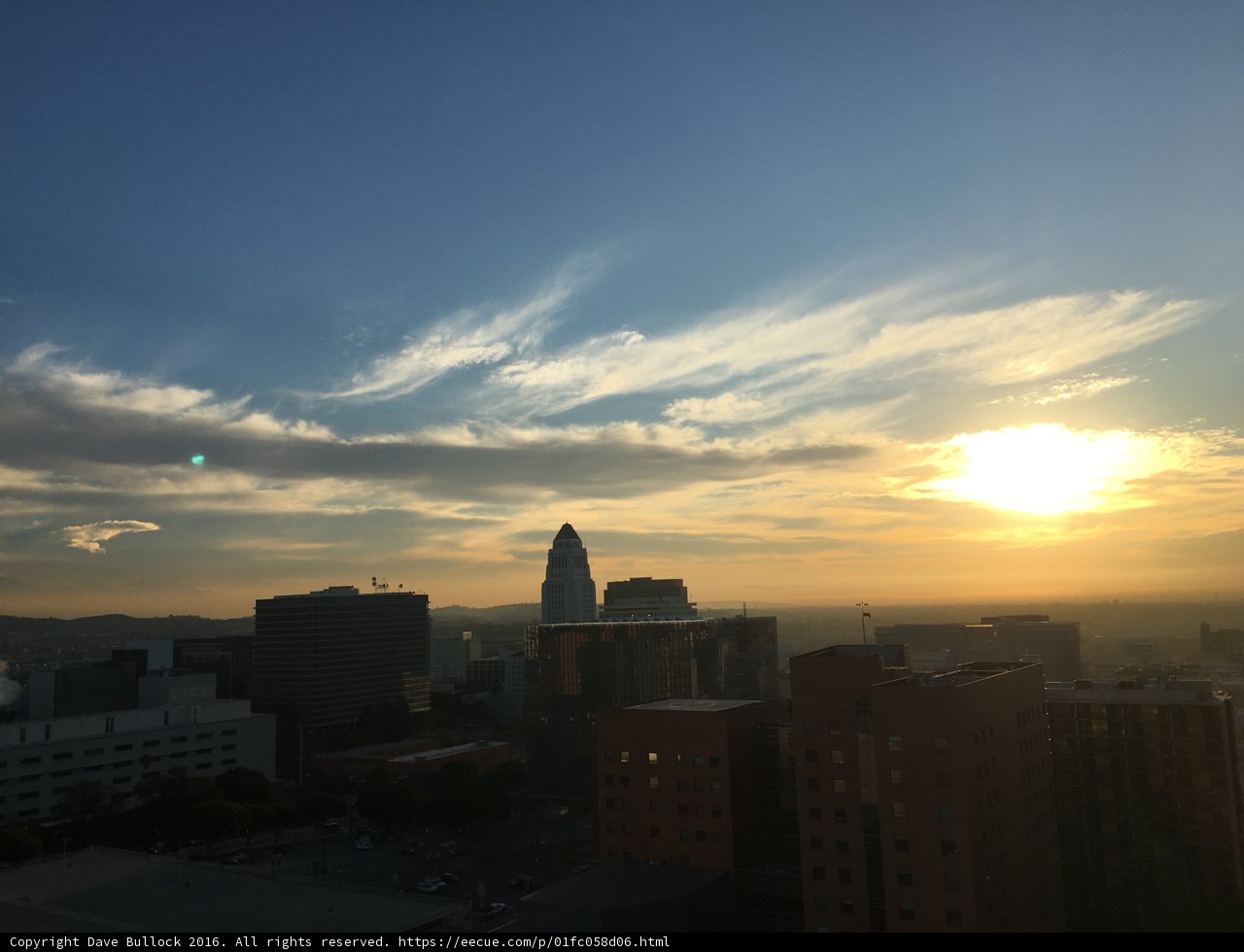 Sunset in the Urban Metropolis
