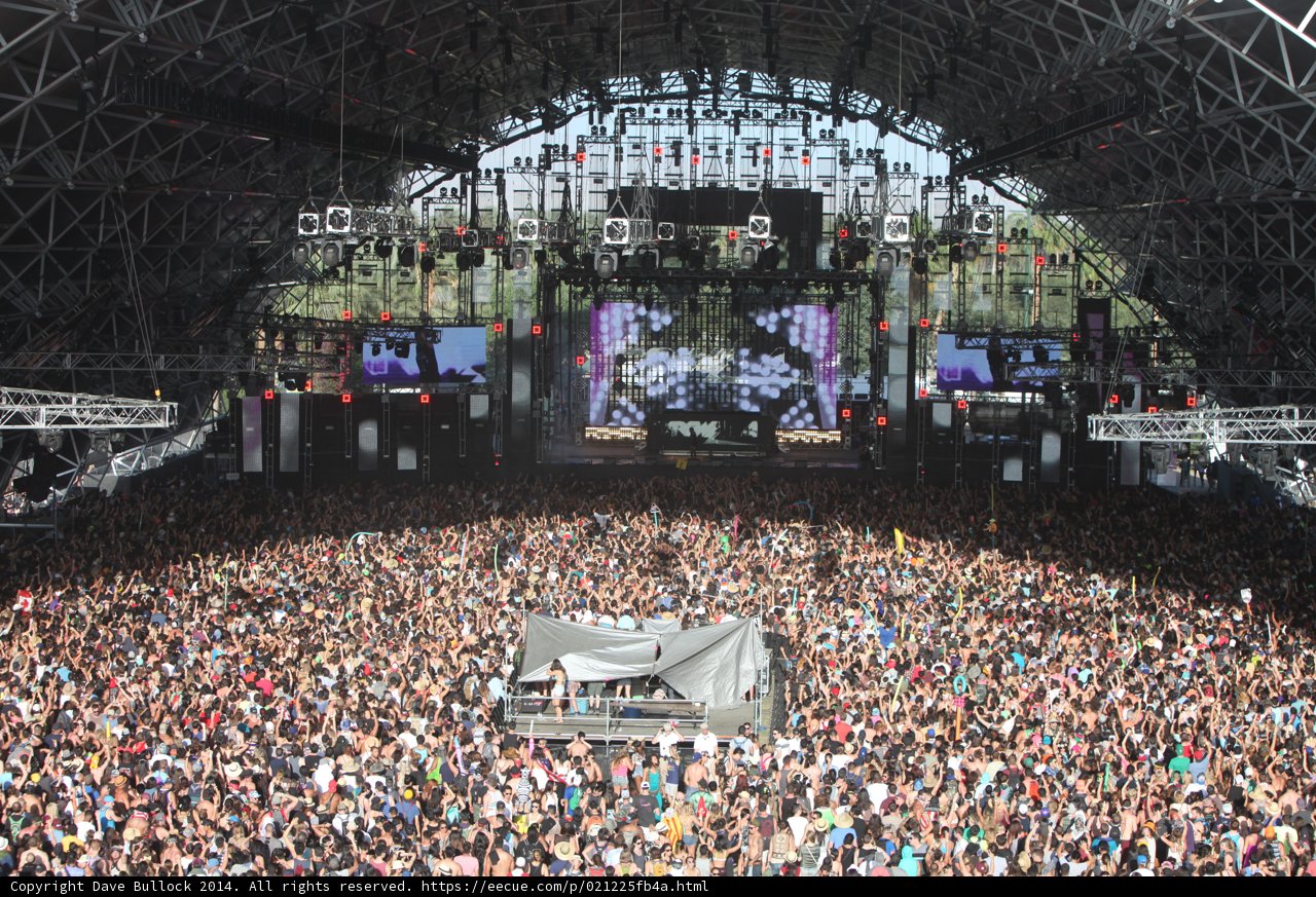 Coachella 2014 Concert Crowd