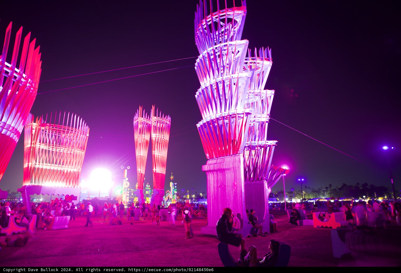 Neon Nights: Coachella 2024 Illuminated