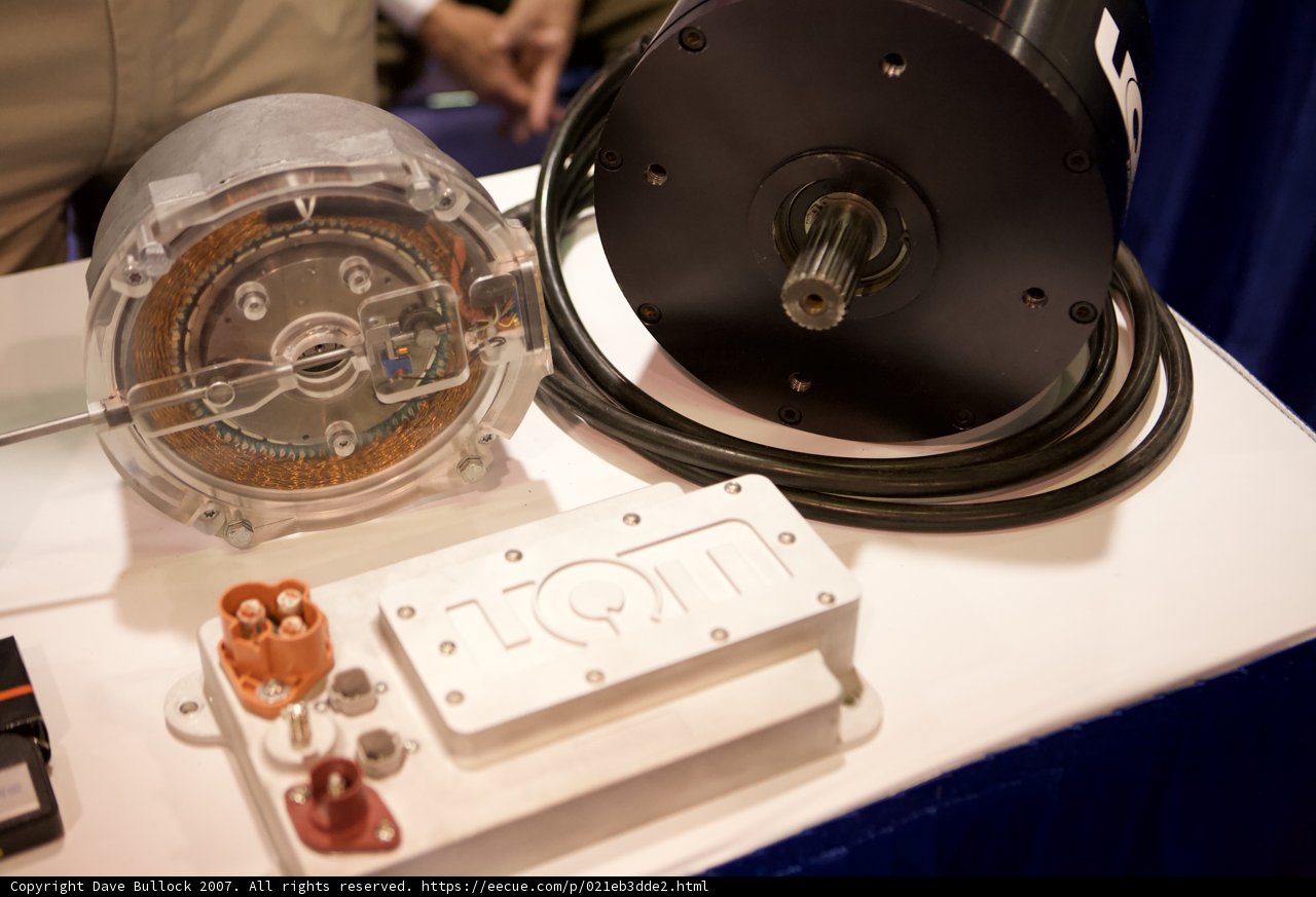 Motor and Control Box on Display at Trade Show