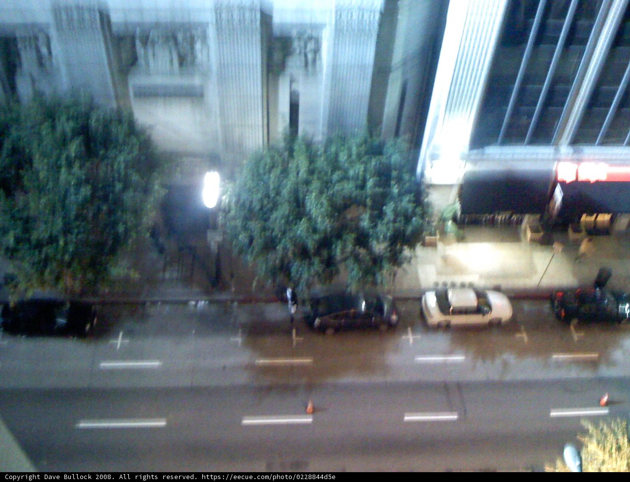 Night View of Metropolis Street