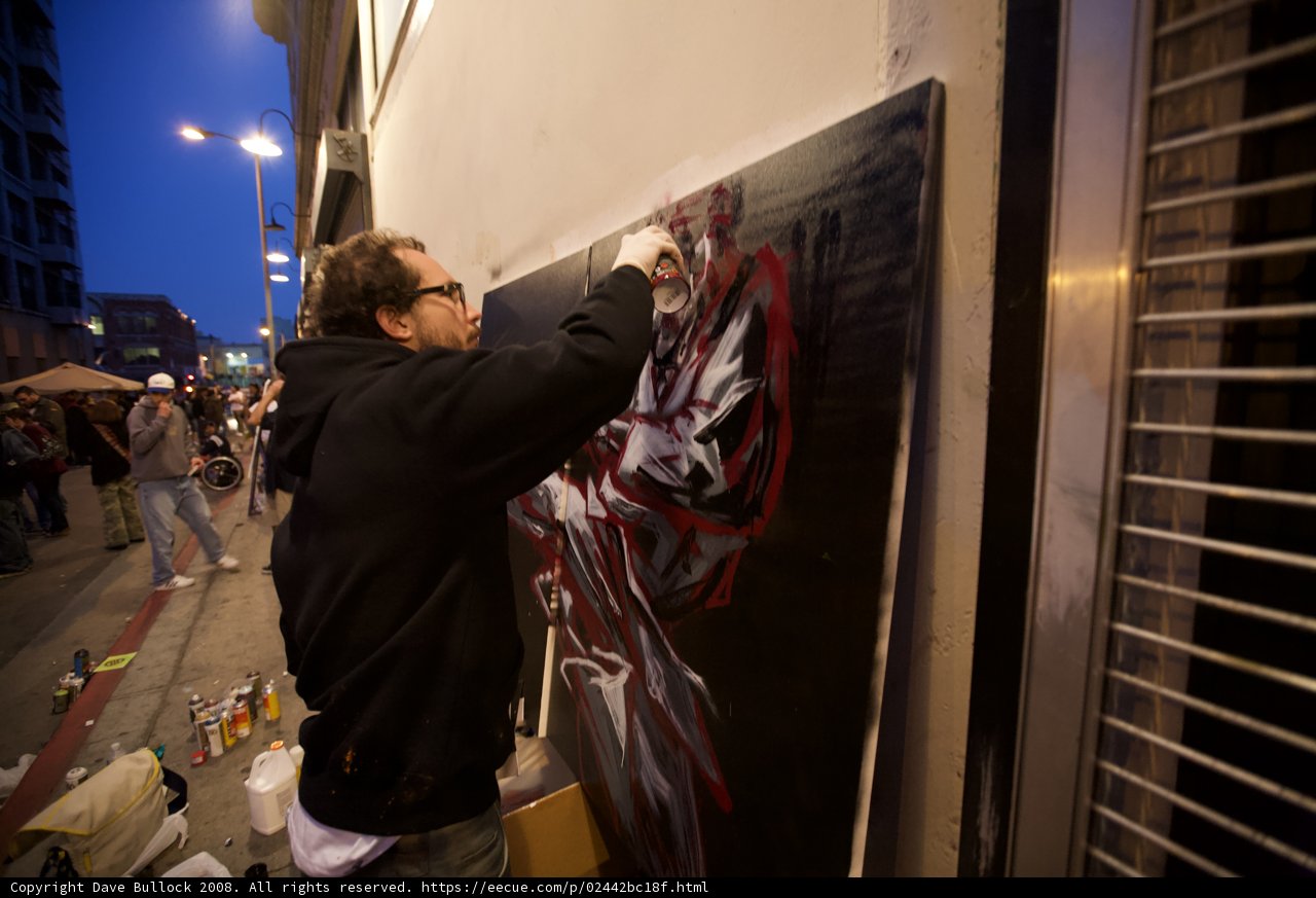 Street Art in Progress