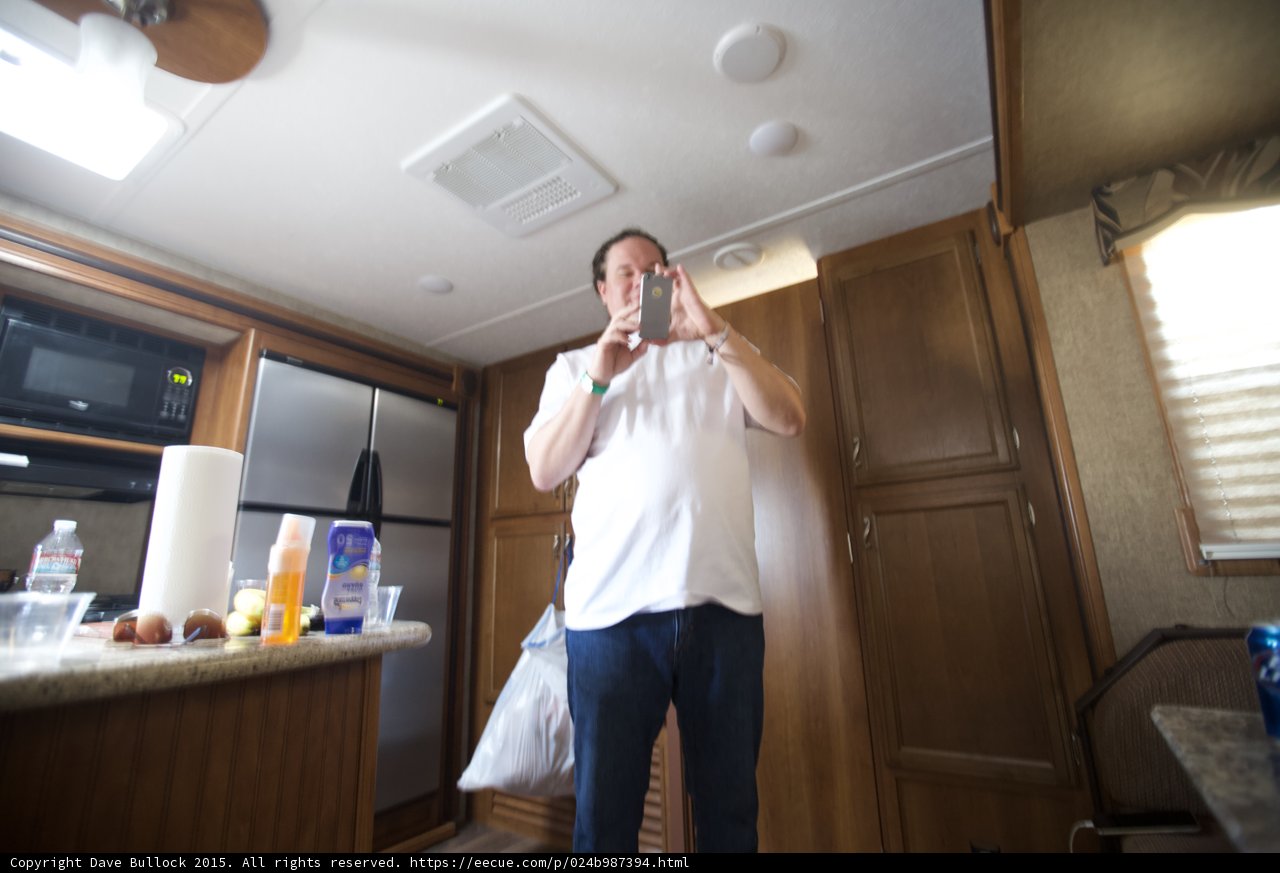 RV Kitchen Selfie