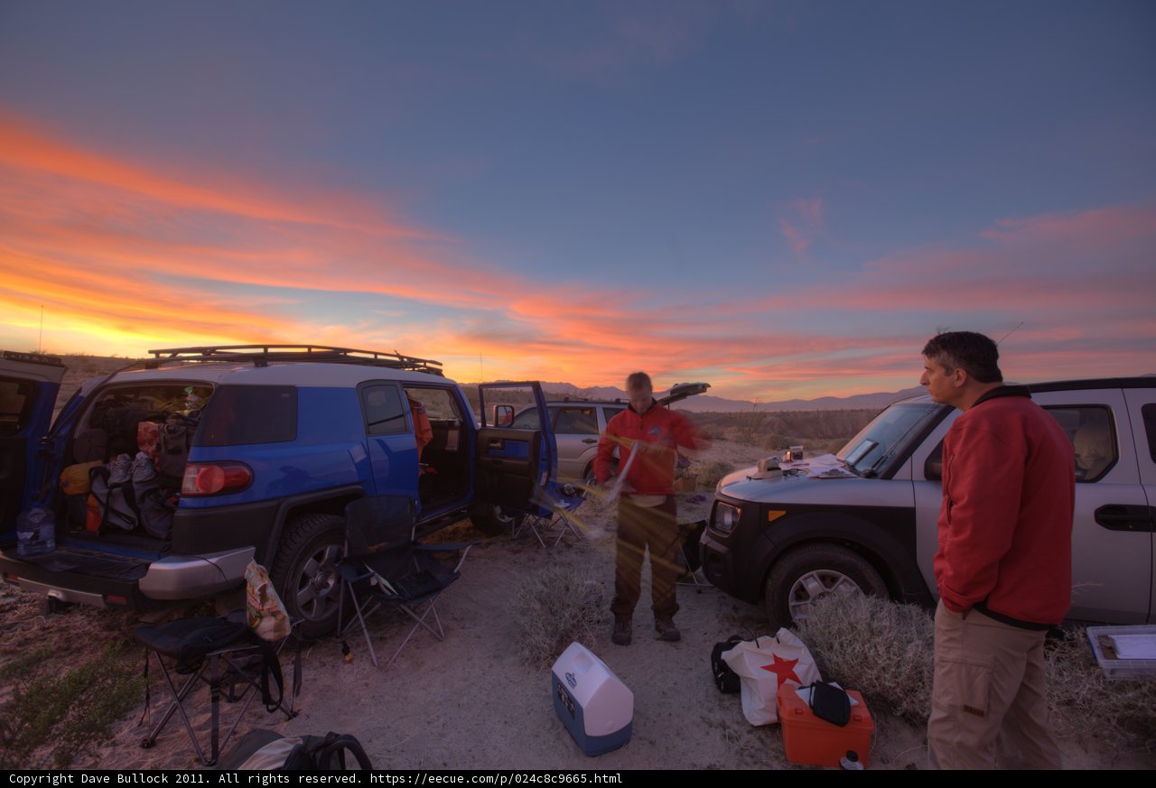Sunset Adventure by the Van