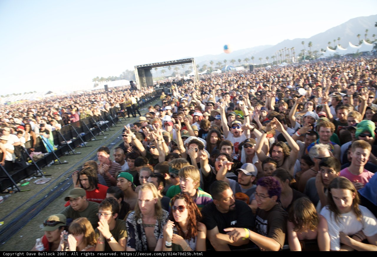 Coachella Sunday Crowd