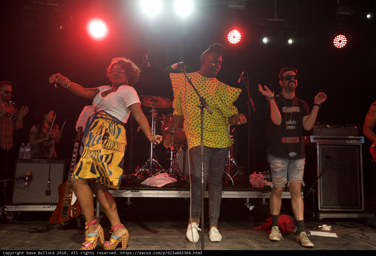 Nancy Whang Steals the Stage at Coachella 2010