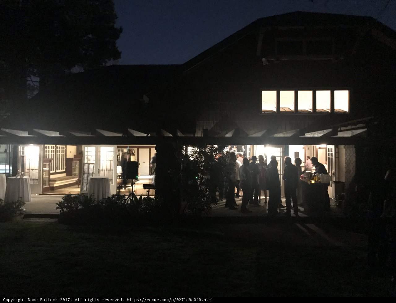 Nighttime Gathering at a LA Home