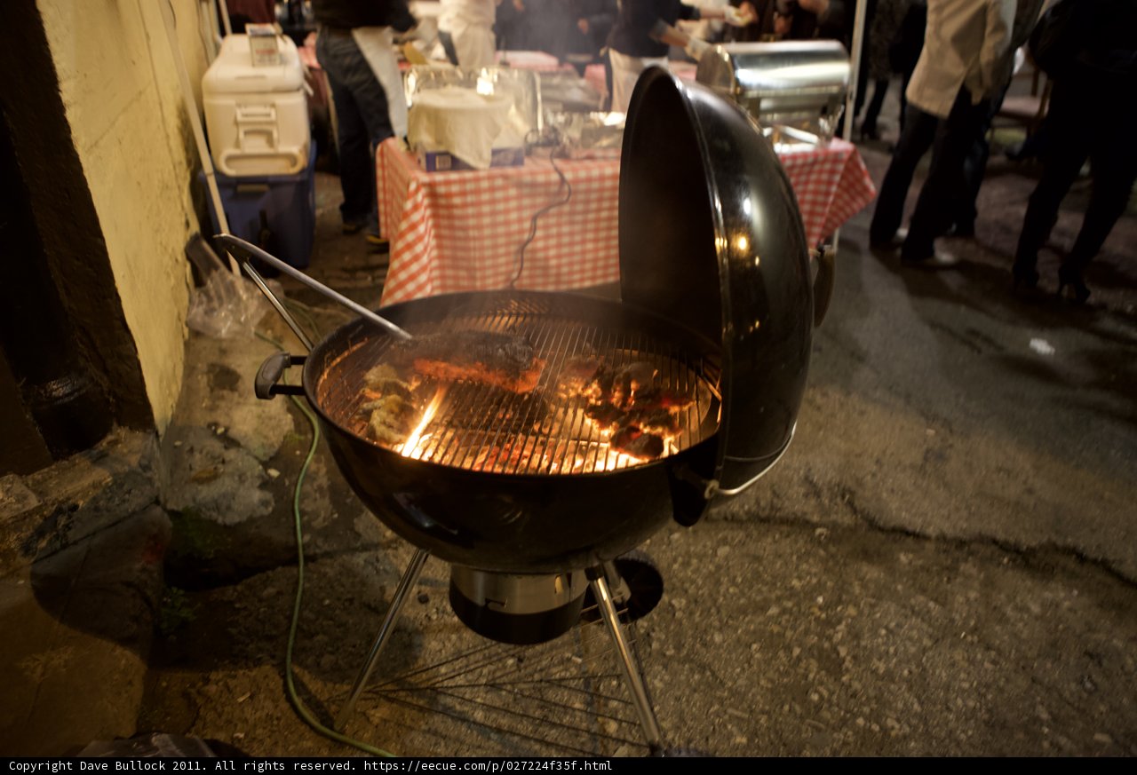 Grilling for the Plata Wine Party