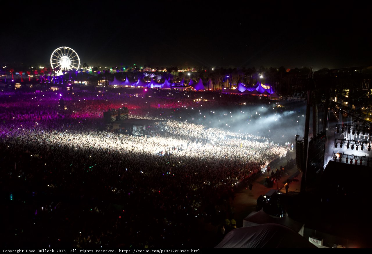 Electric Night: A Concert Crowd in Full Swing