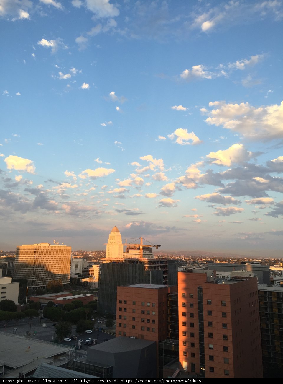 The Urban Skyline at Sunset