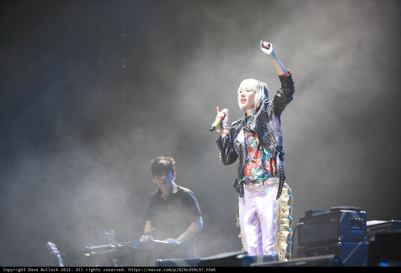 Karen Lee Orzolek Rocks Out on Stage at Coachella