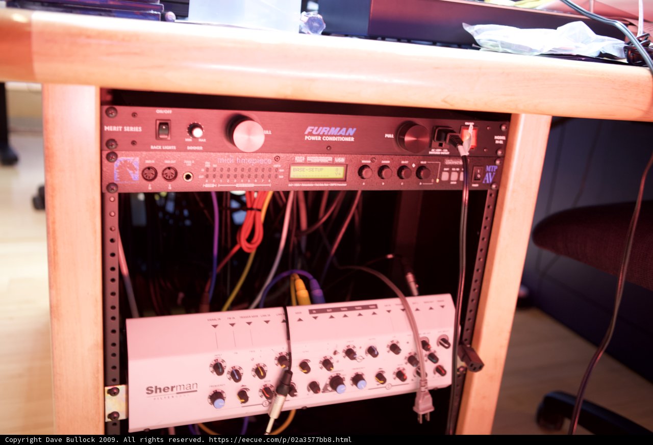 Rack of Electronics and Hardware