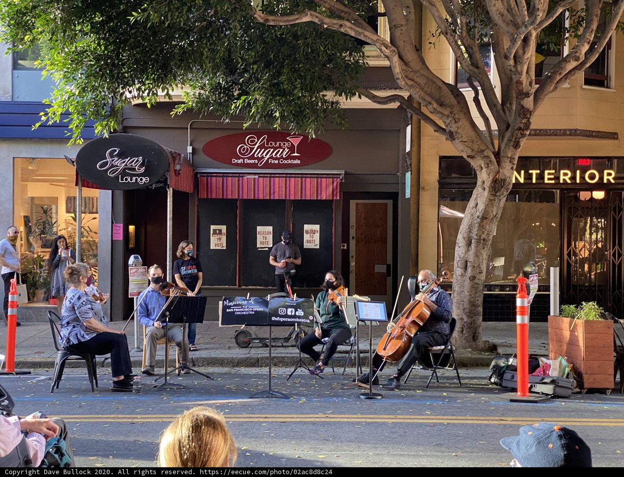 Street Music Performance in San Francisco