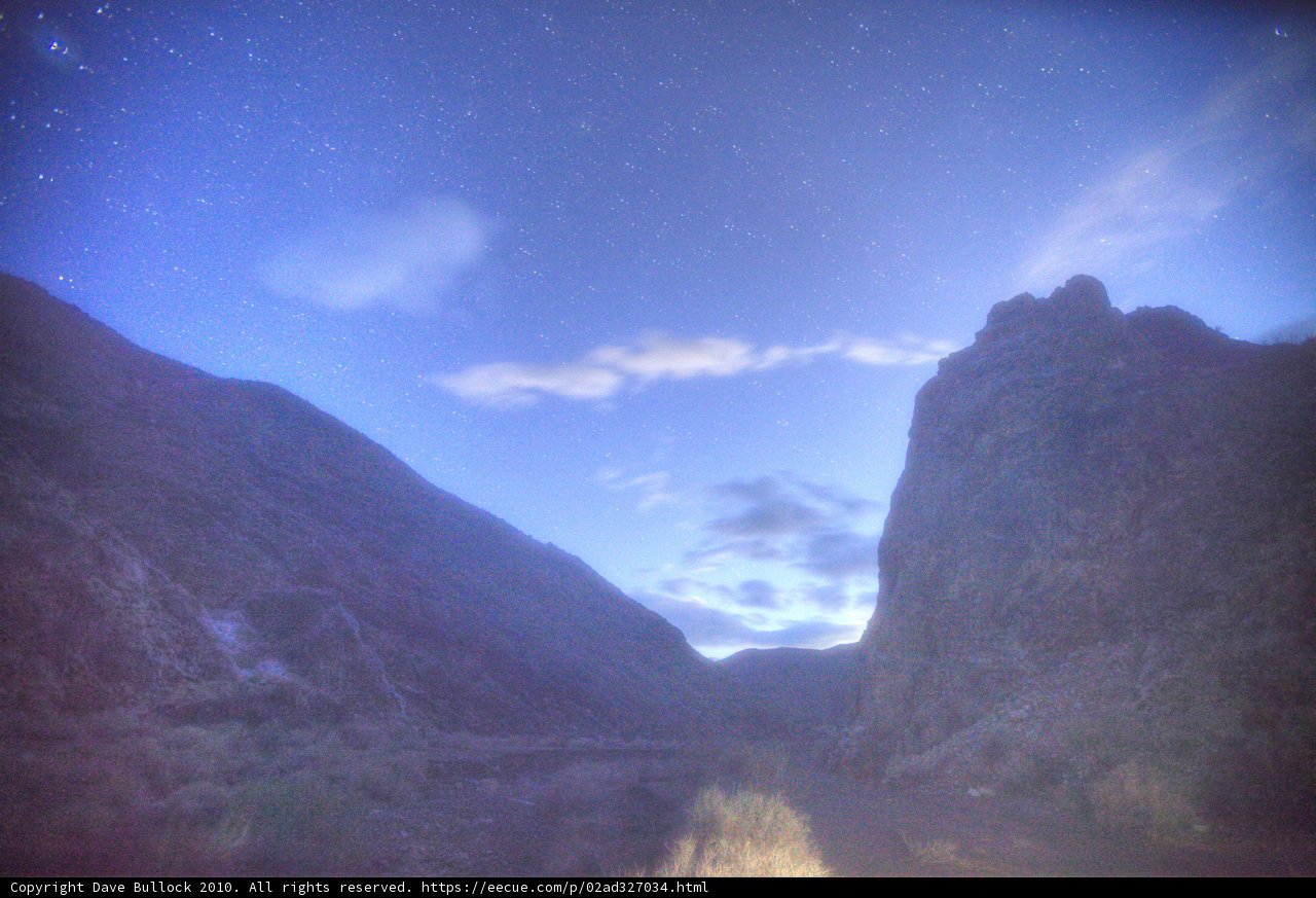 Majestic Mountain Range Under a Starry Sky