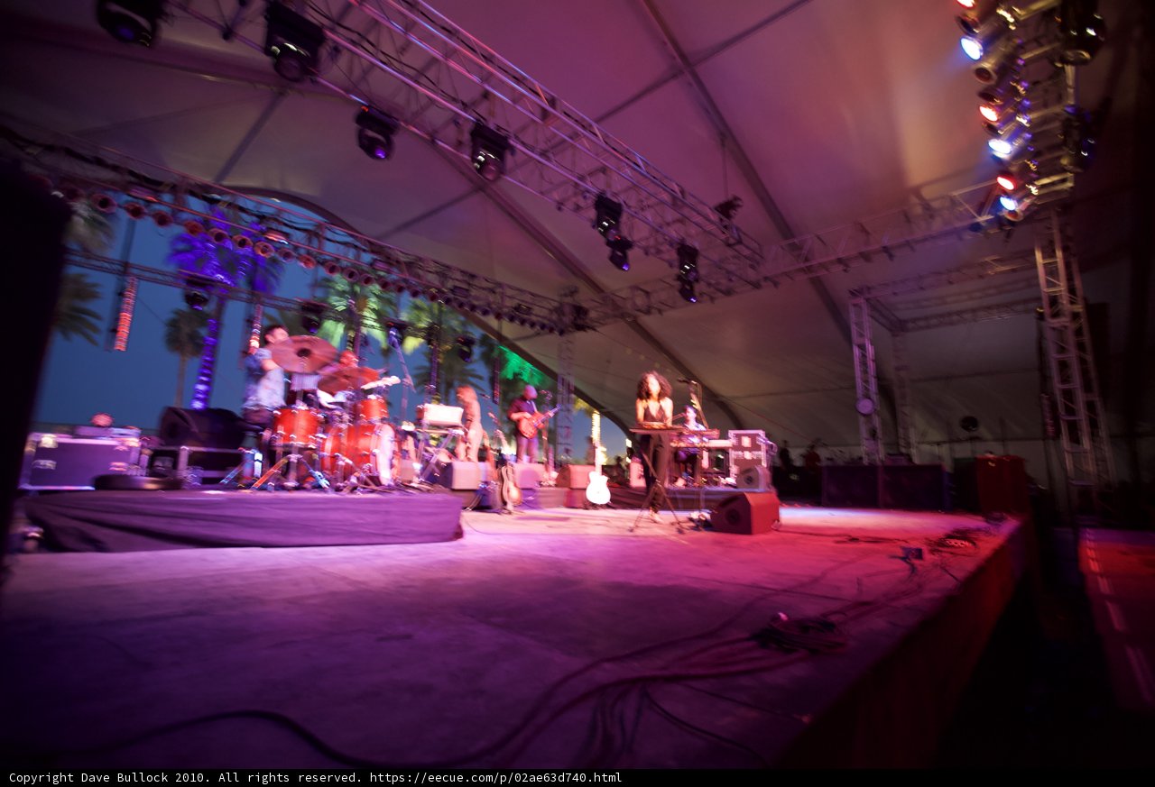 Rocking under the Coachella tent