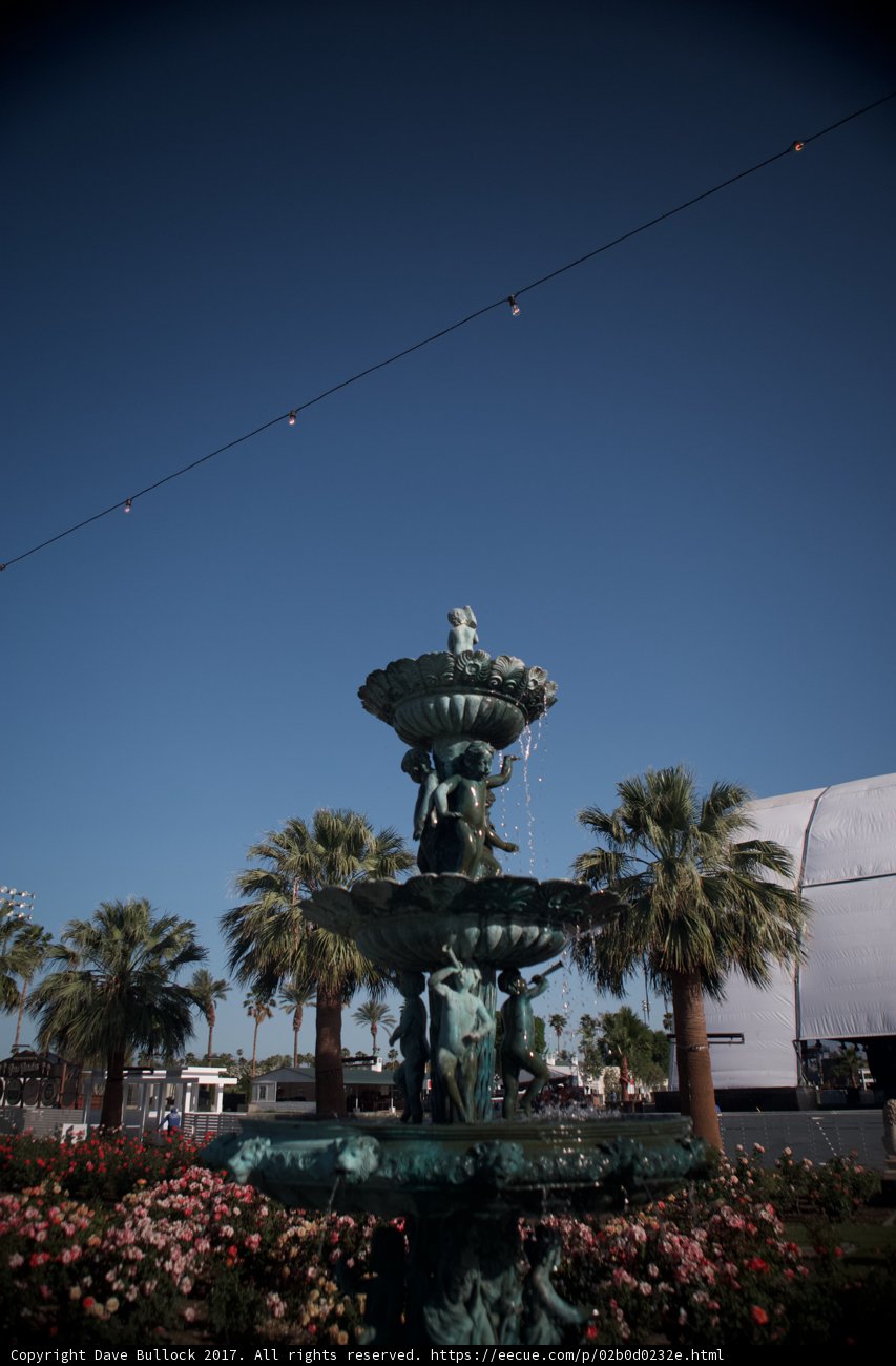 The Serenity of a Fountain in the Park