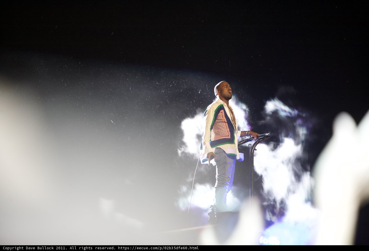 Kanye West Rocks Coachella Stage with His Smoke Show