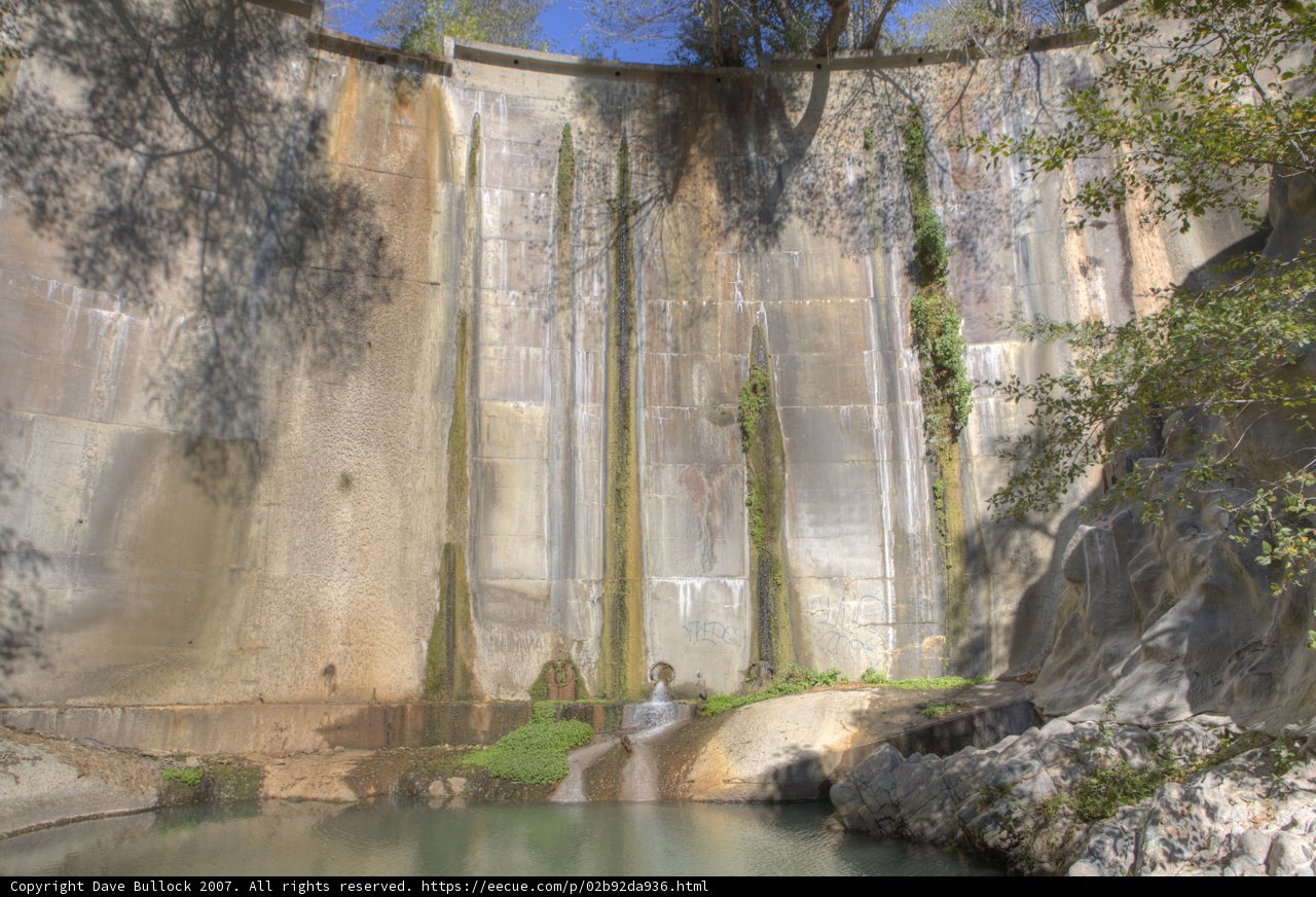 The Concrete Wall Amidst Nature