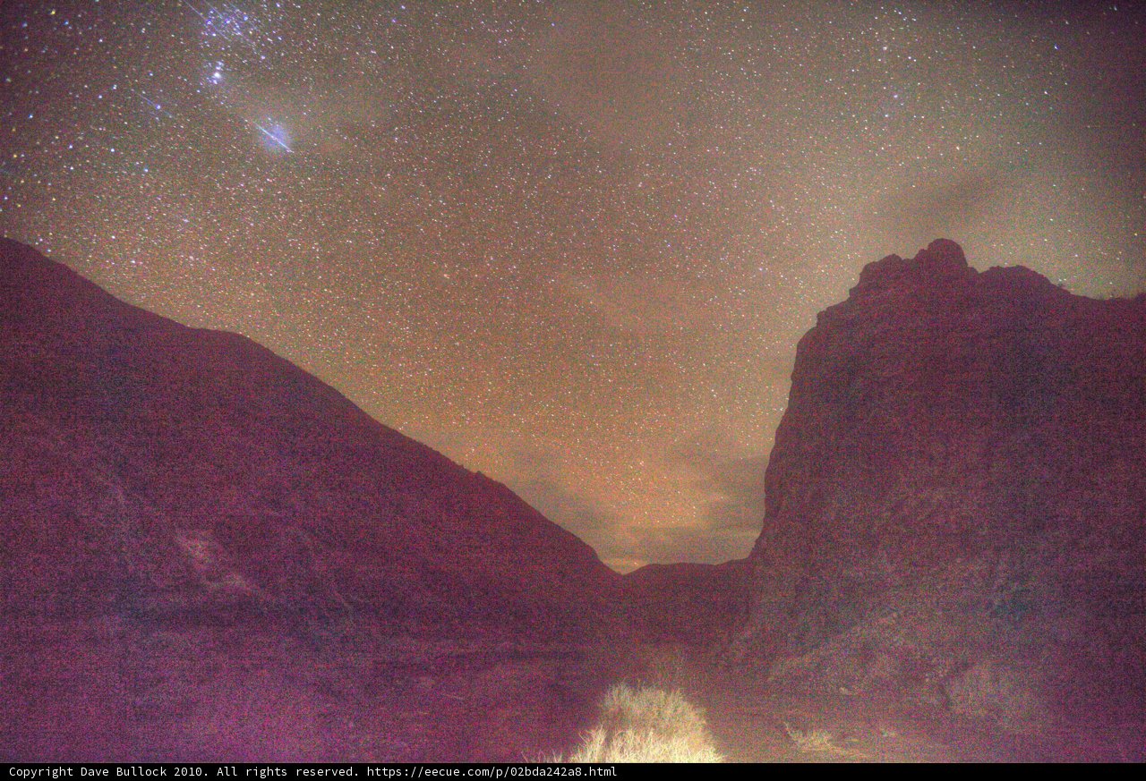Majestic Mountain Range under a Starry Night Sky