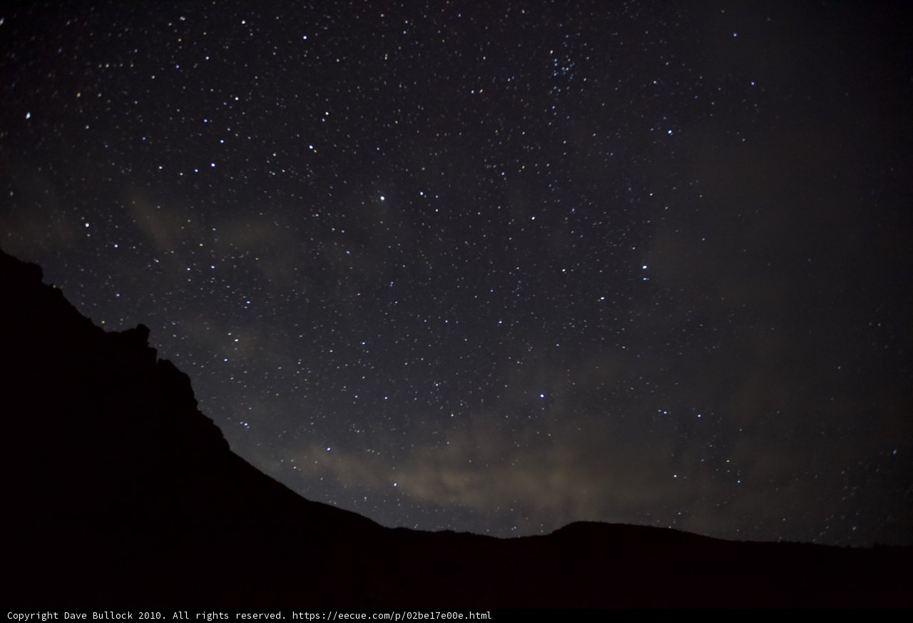 Starry Night Sky