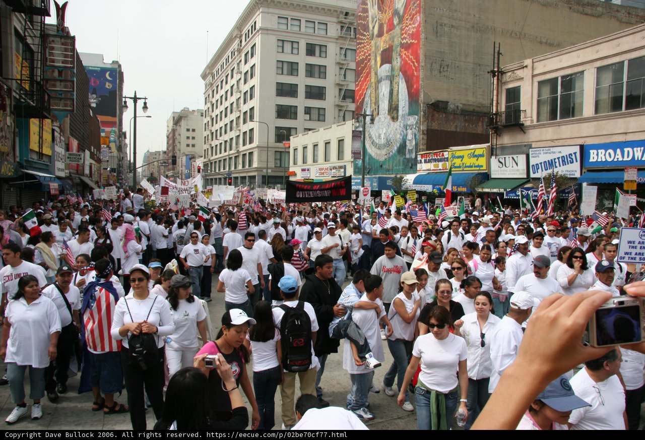 Massive Crowd Gathers in Metropolis
