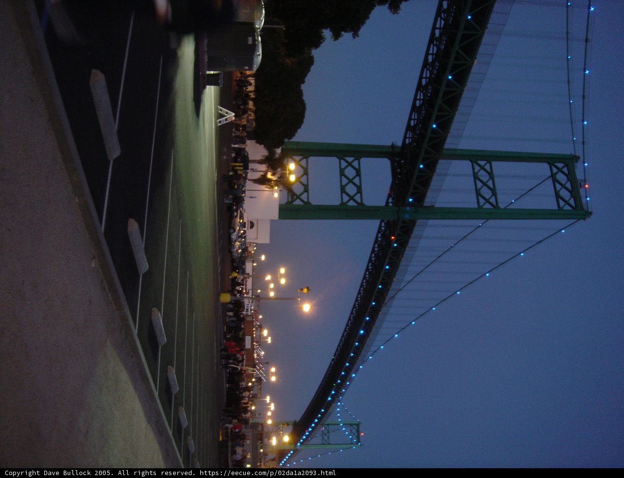 Illuminated Metropolis Bridge