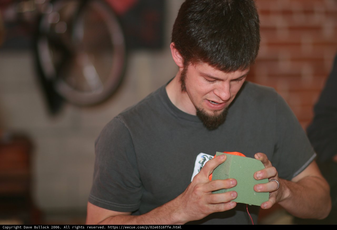 Green Object in Hand