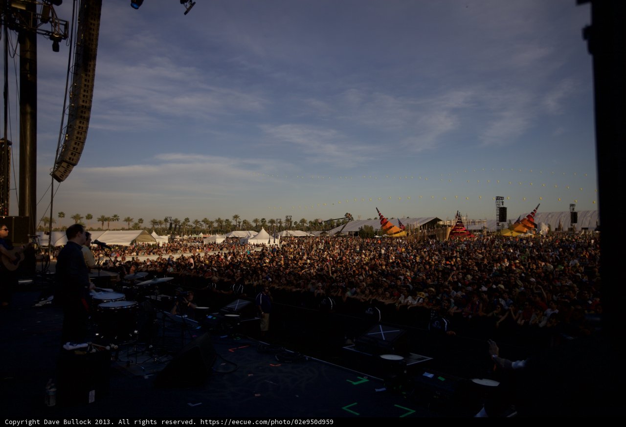 Epic Crowd at Coachella Music Festival
