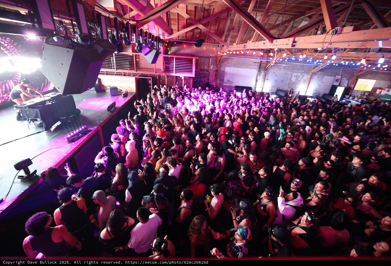 Massive Dance Crowd Surges Toward Stage at Wobbleland