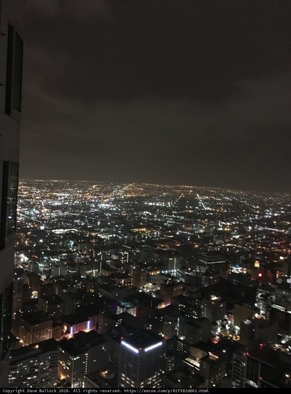 Nighttime Cityscape from the Top