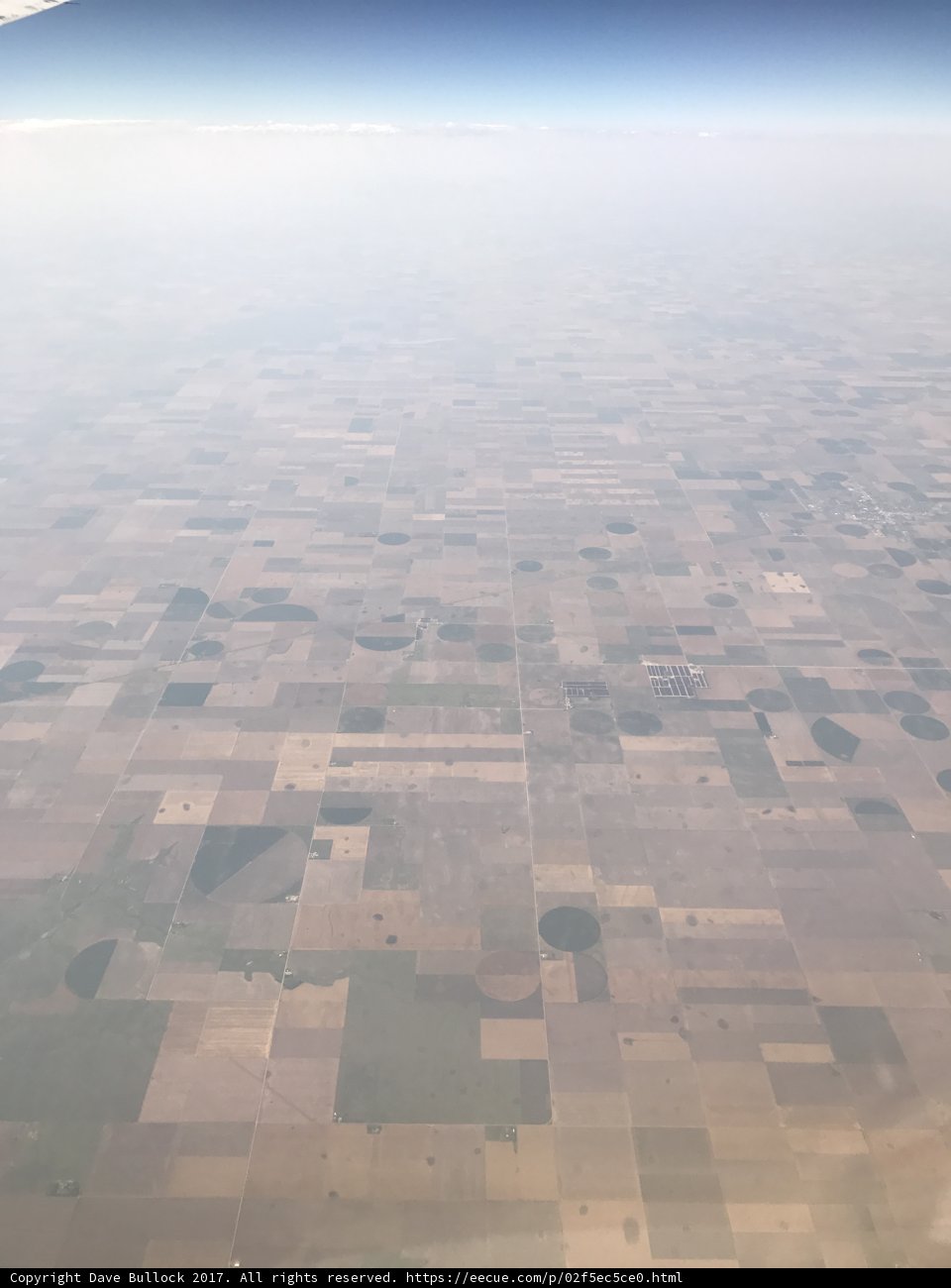 Aerial View of Farmland and Fields