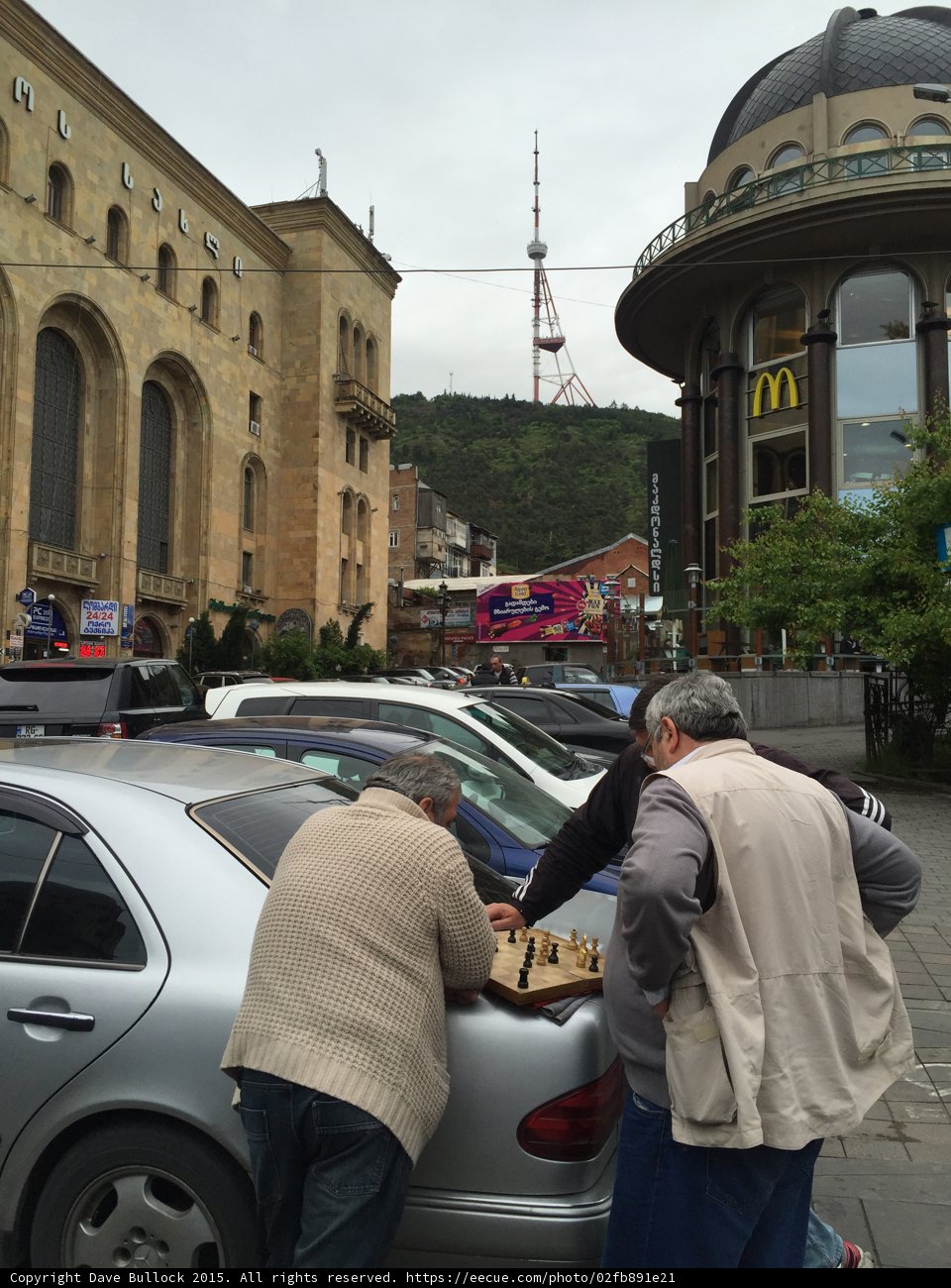 Chess with a View of Tbilisi