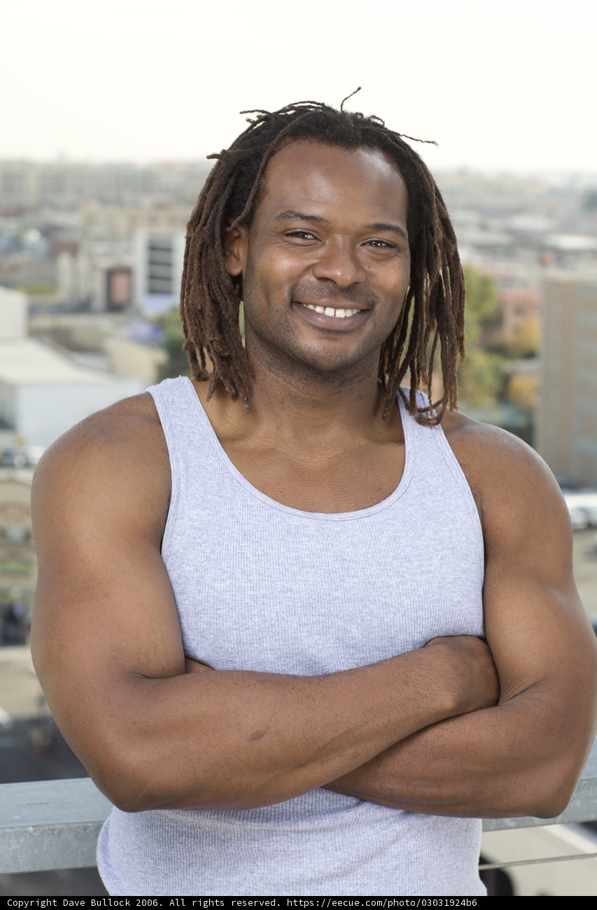 The Happy Man with Dreadlocks
