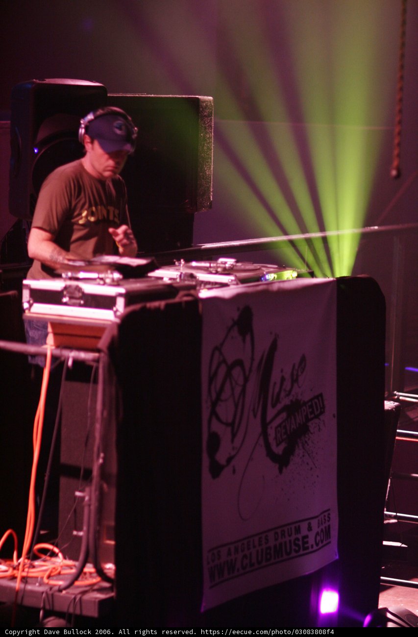 DJ Set at Rock Concert