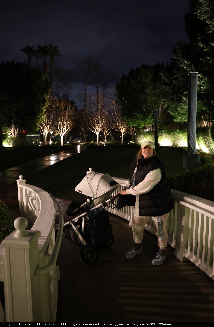 Nighttime Stroll with Baby