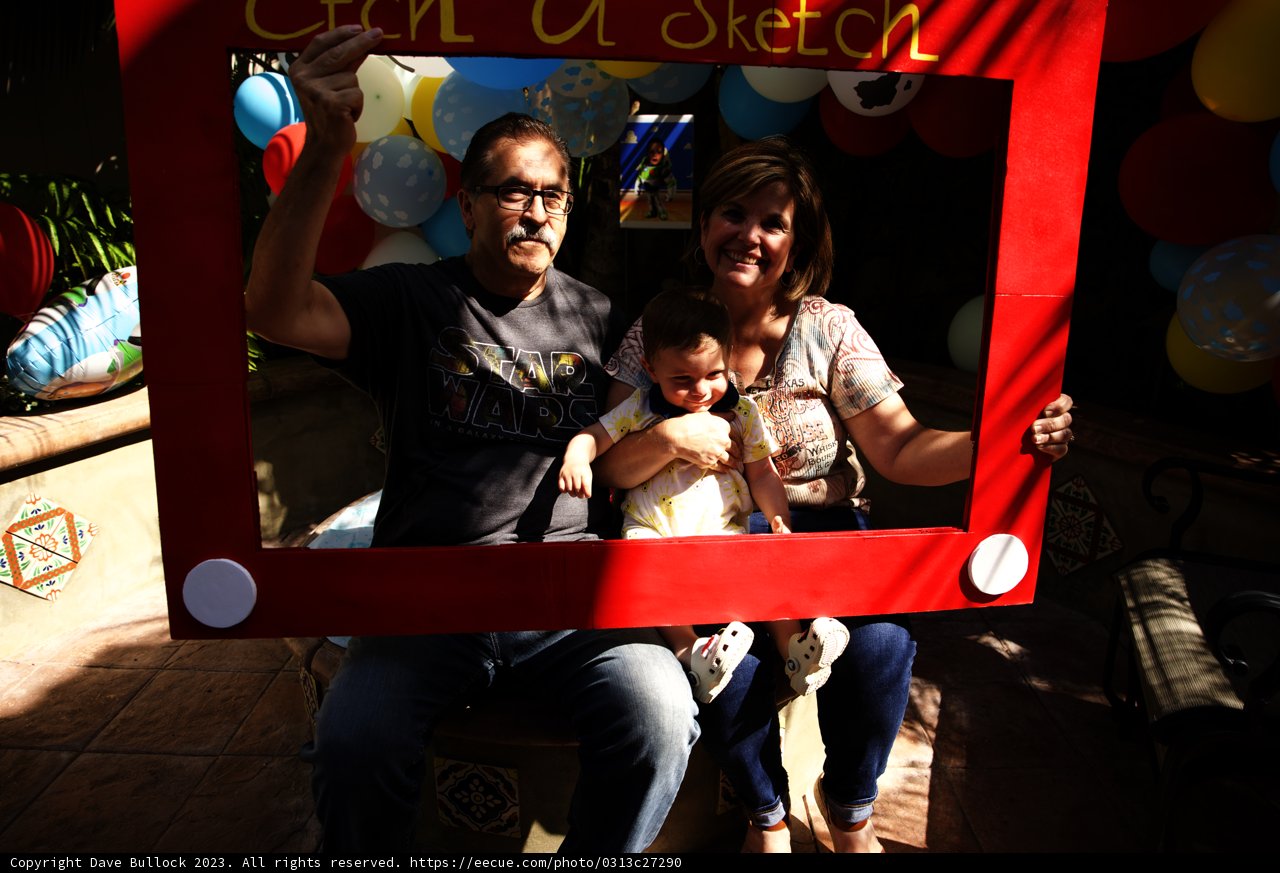 Precious Family Moment at Wesley's First Birthday Party