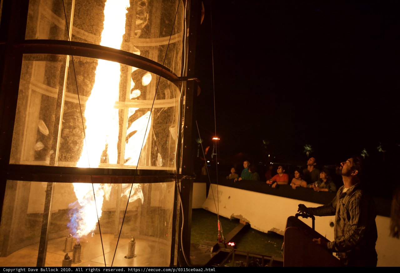 Flames Dancing in the Night