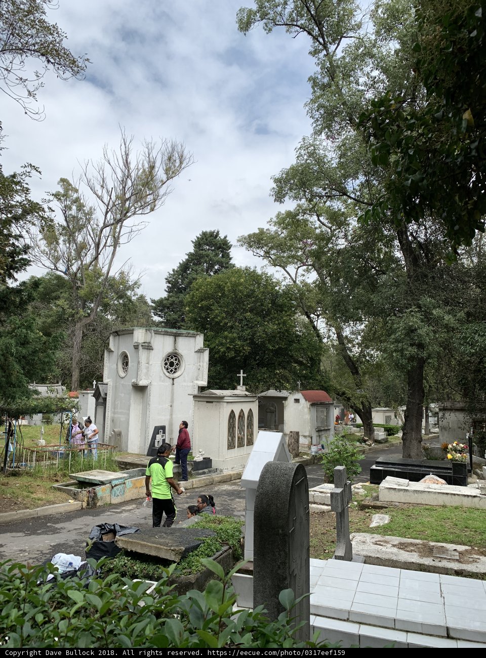 Remembrance in the Cloudy Cemetery