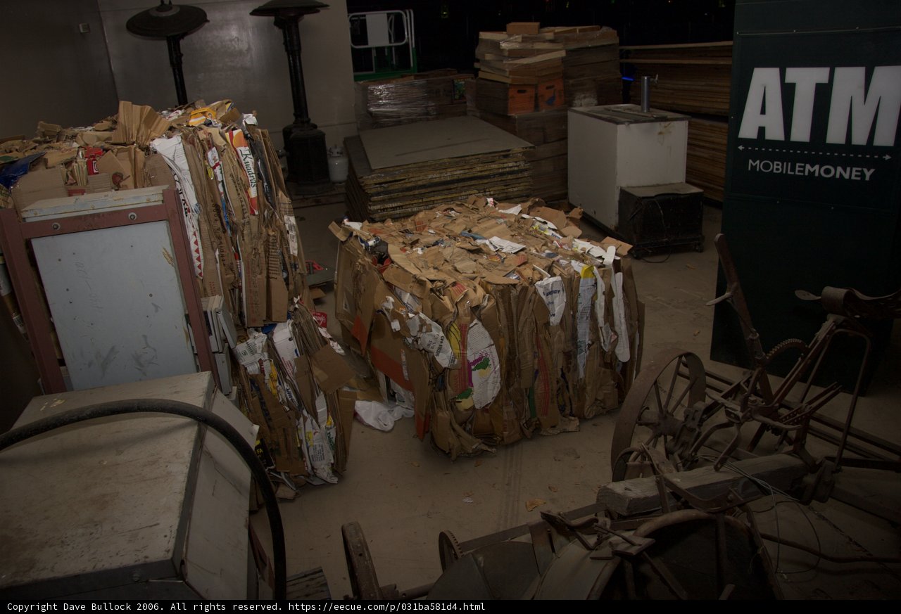 A Towering Pile of Cardboard Boxes