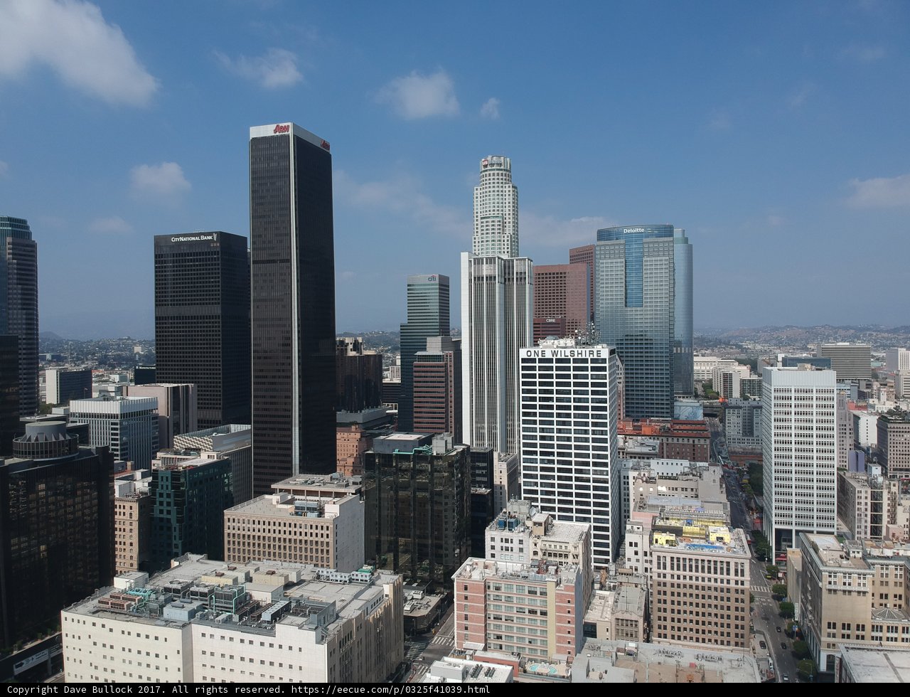 Aerial View of the Majestic Los Angeles Cityscape