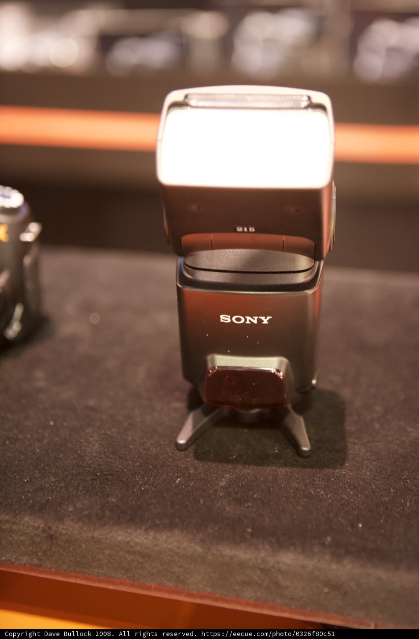 Sony Flash Light on Table