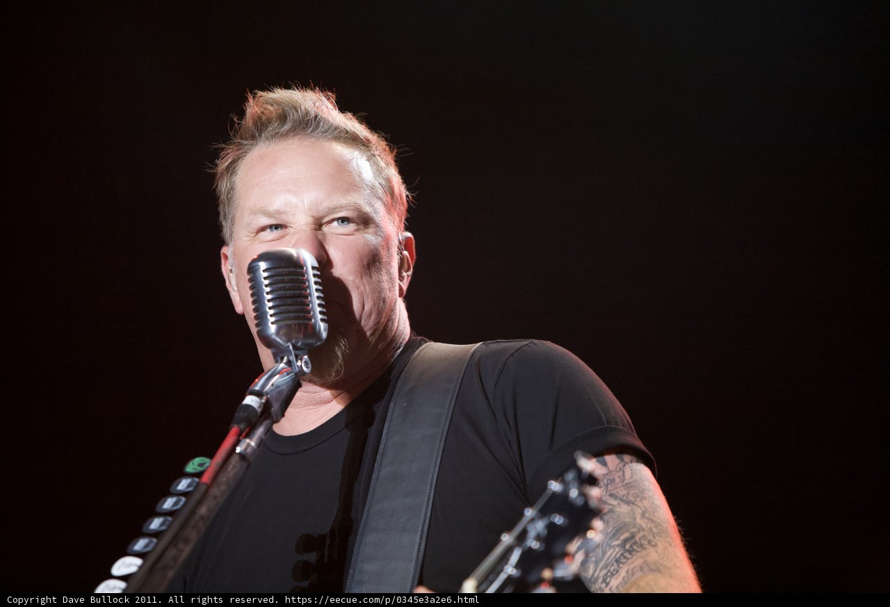 James Hetfield Rocks the Hall of Fame