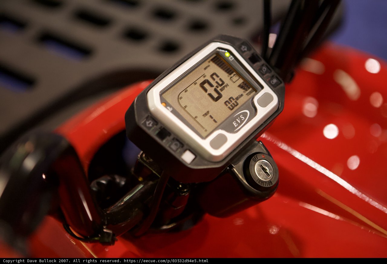 Digital Display on Motorcycle