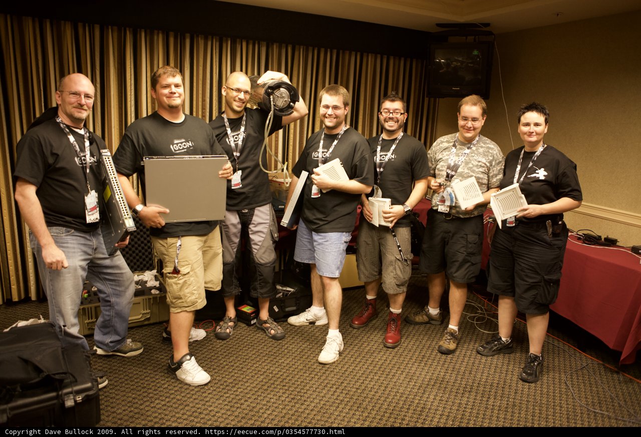 Men Unboxing at Defcon 17