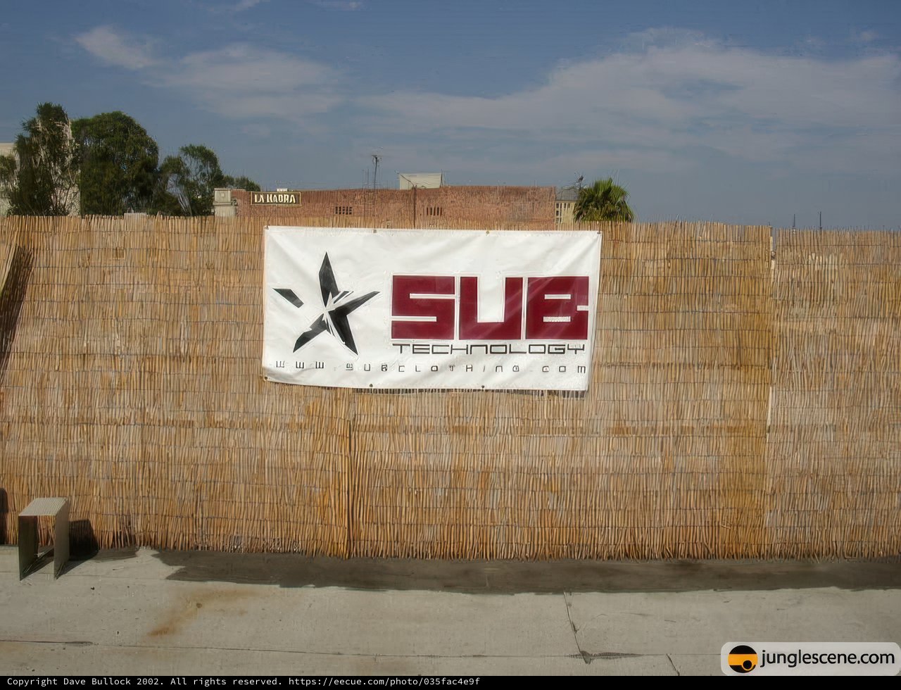 Sub Banner Soars Against Cloudy Sky